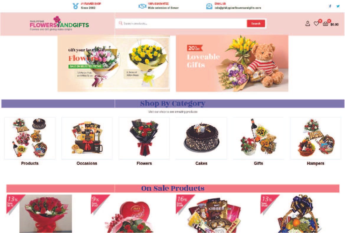 philippineflowersandgifts.com website preview
