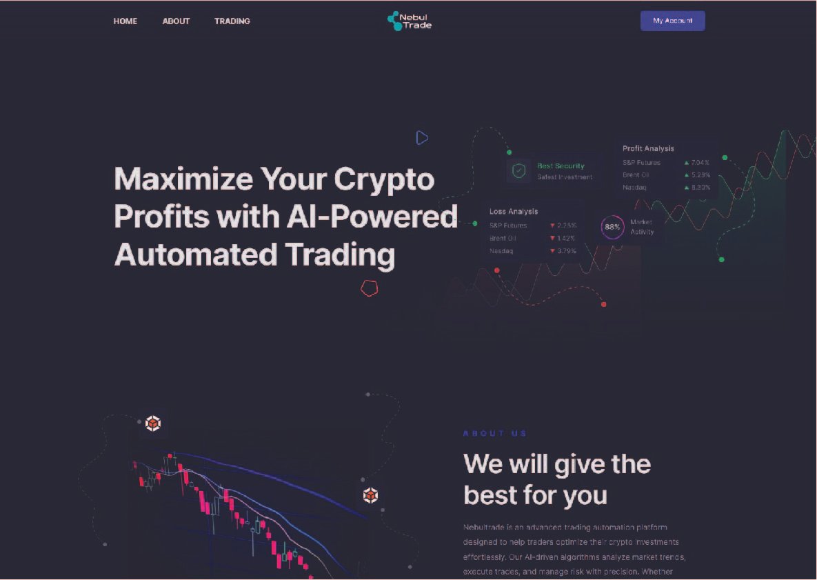 nebultrade.com website preview